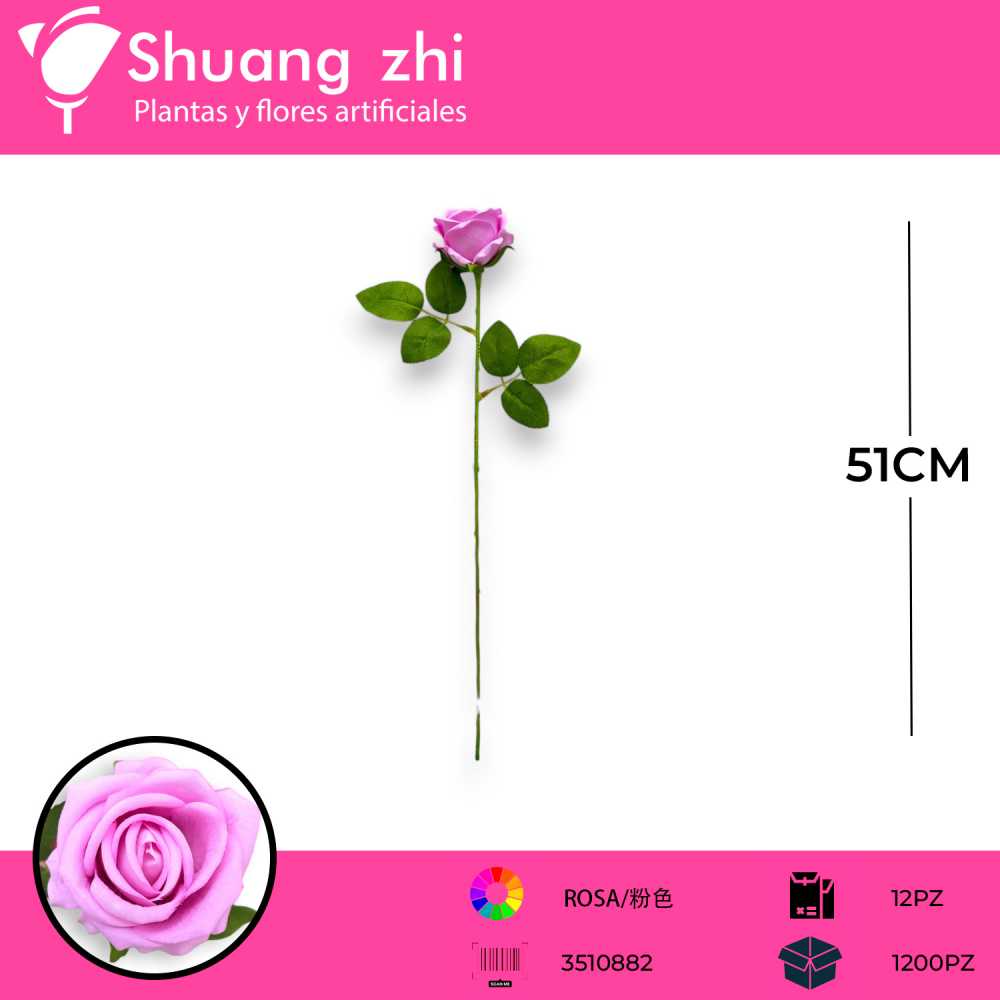 VARA ROSA ROSA 51CM