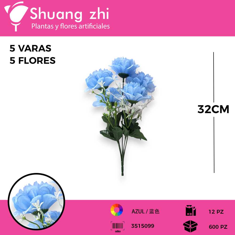 FLOR MINI DALIA 5 VARAS