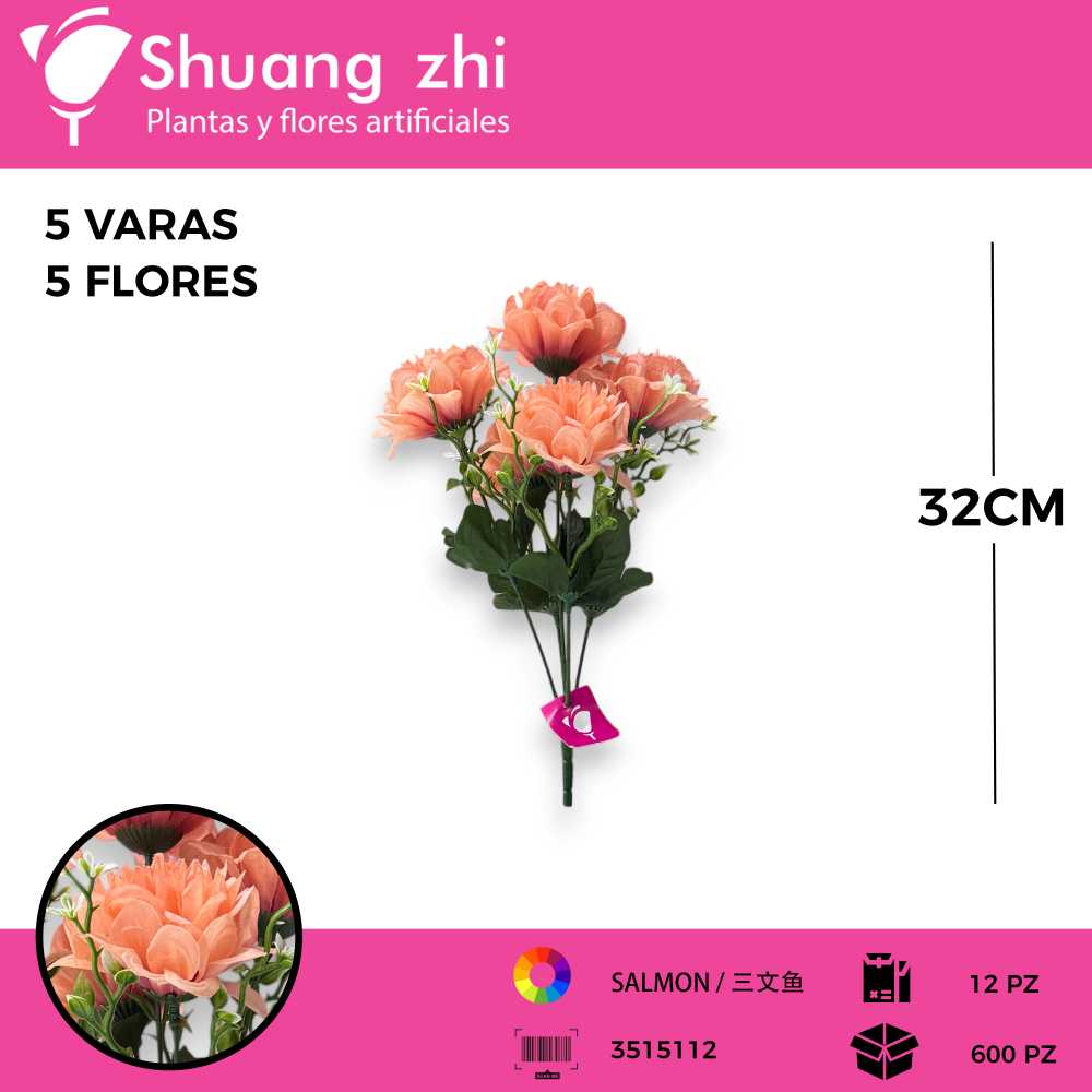 FLOR MINI DALIA 5 VARAS