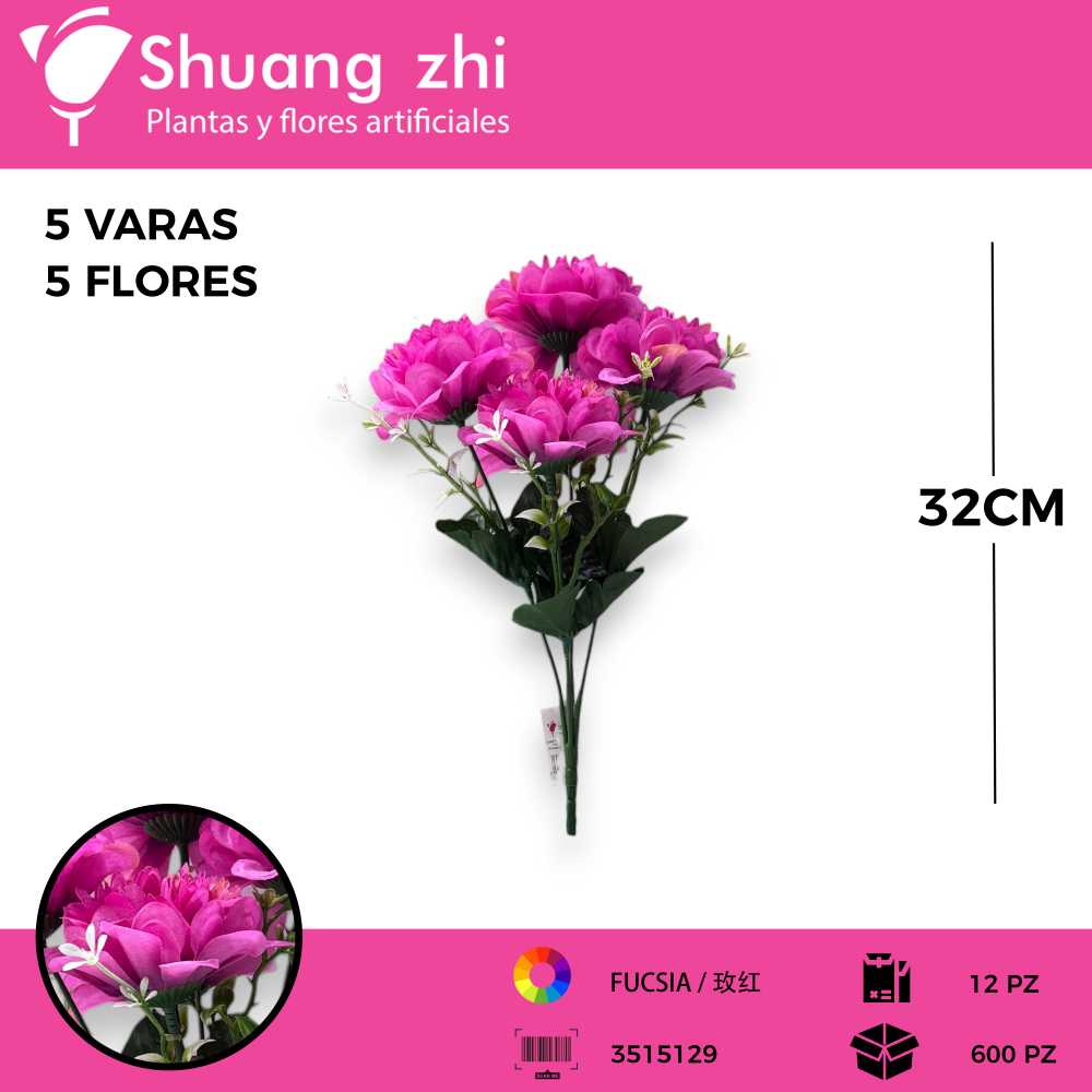FLOR MINI DALIA 5 VARAS