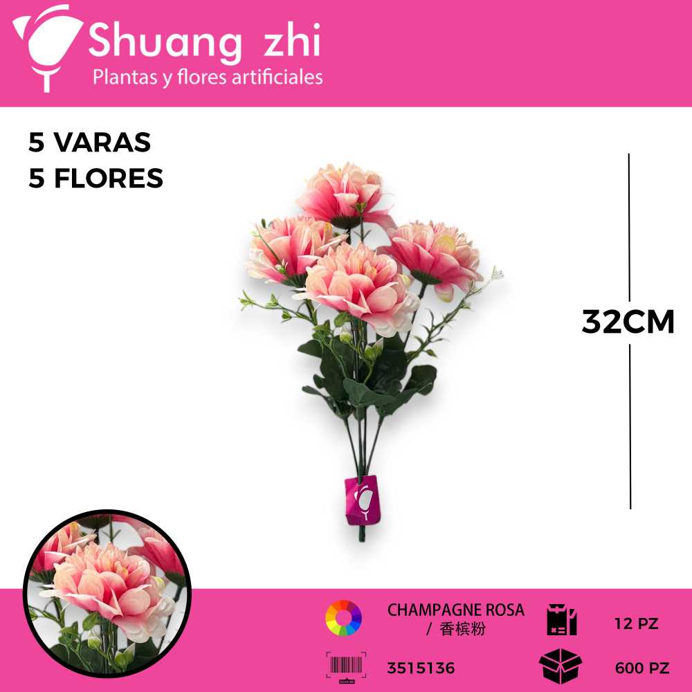 FLOR MINI DALIA 5 VARAS