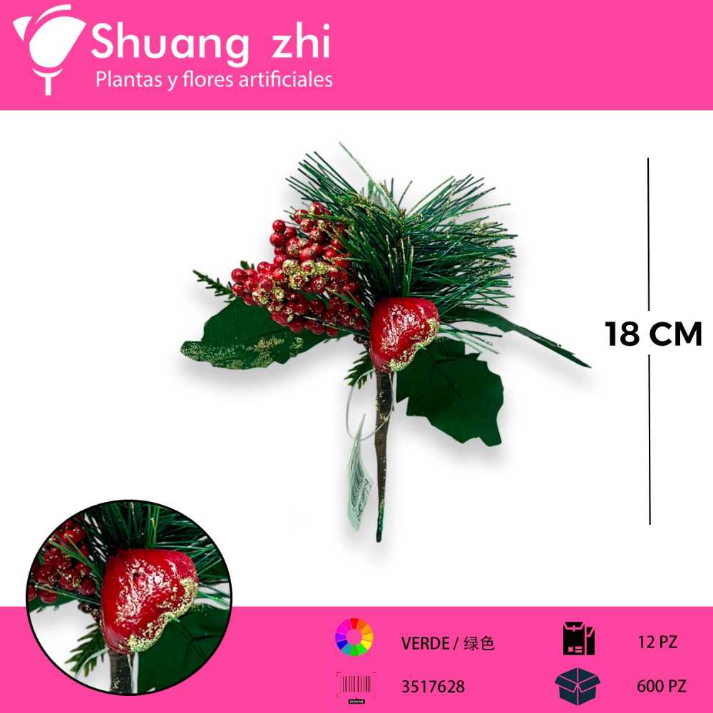 PICK NAVIDAD 18CM