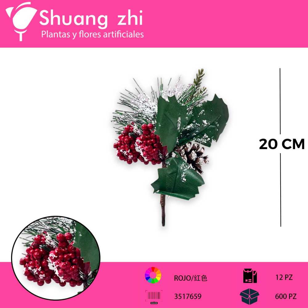 PICK NAVIDAD 20CM