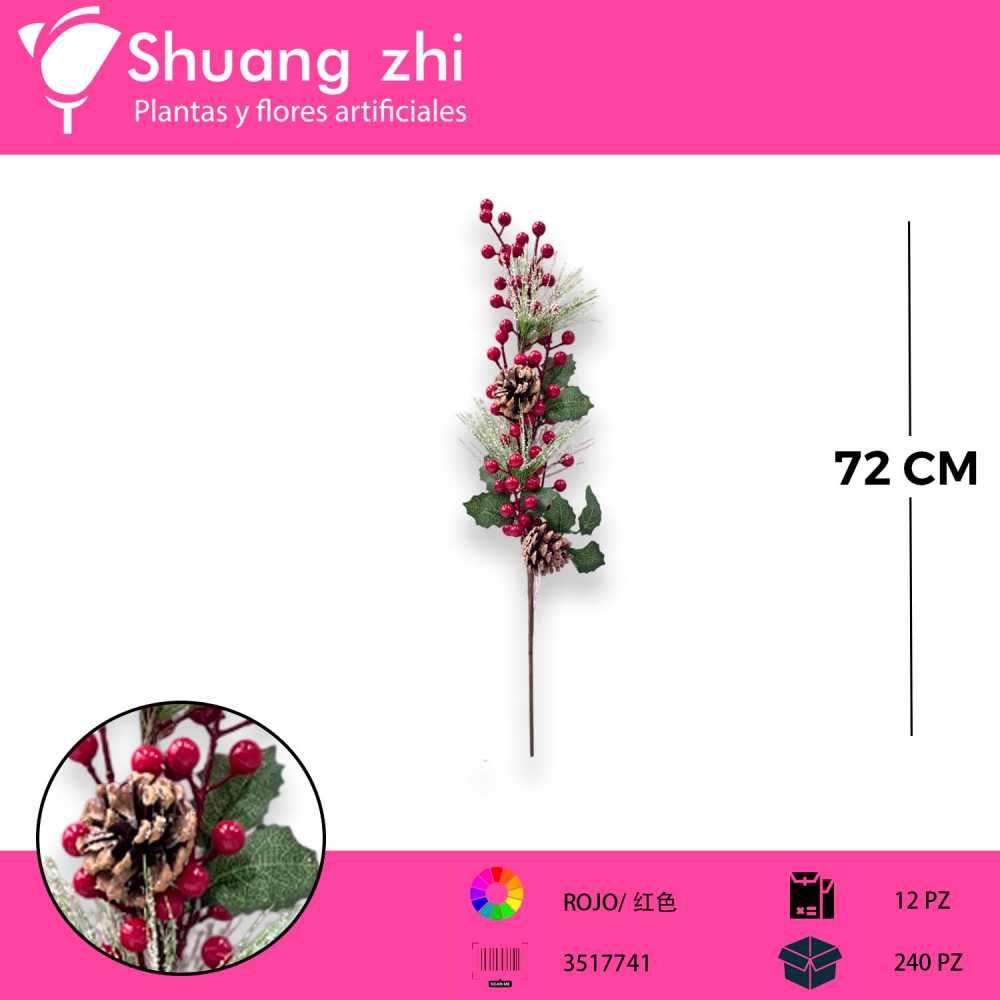 PICK NAVIDAD 72CM