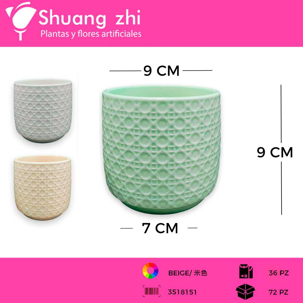 MACETA SURTIDO CERAMICA