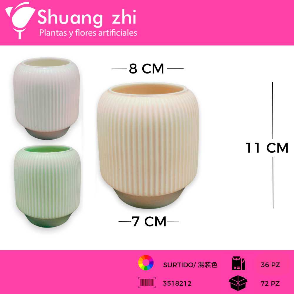 MACETA SURTIDO CERAMICA