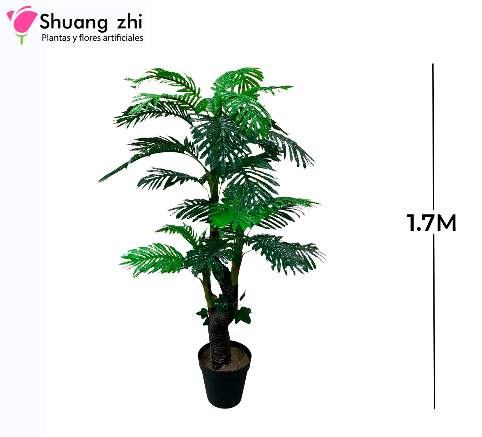 PLANTA 1.7M 33HOJAS CON MACETA