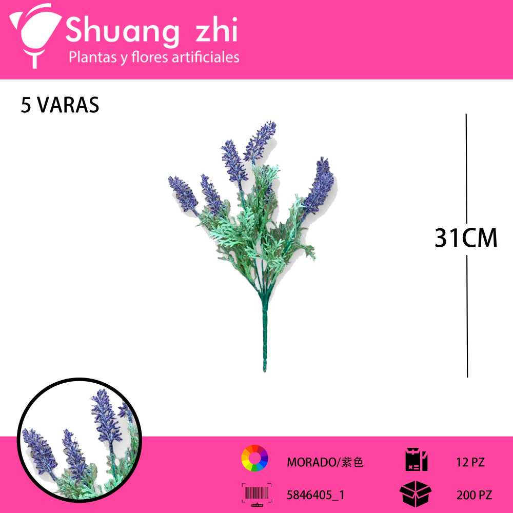 FLOR MINI MORADO