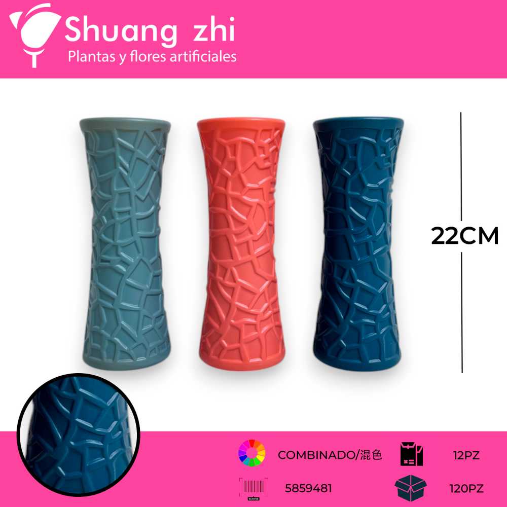 MACETA PLASTICO 22CM