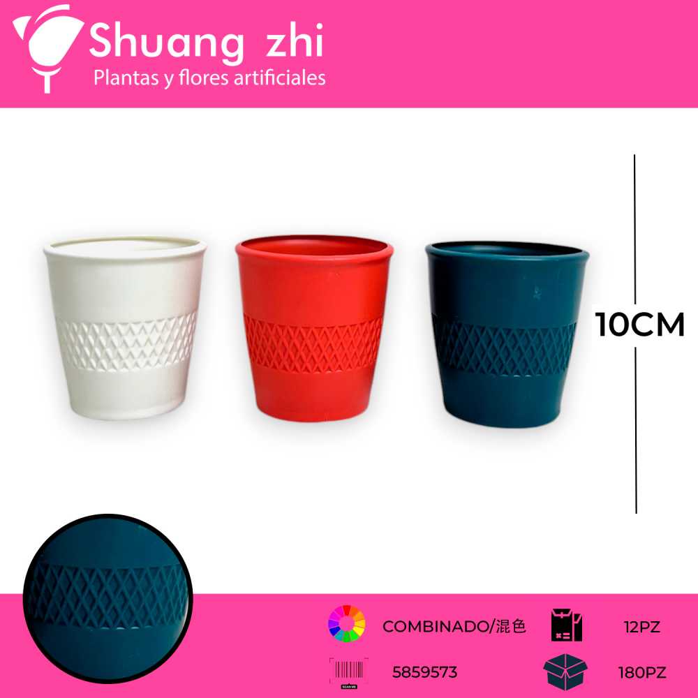 MACETA PLASTICO 10CM