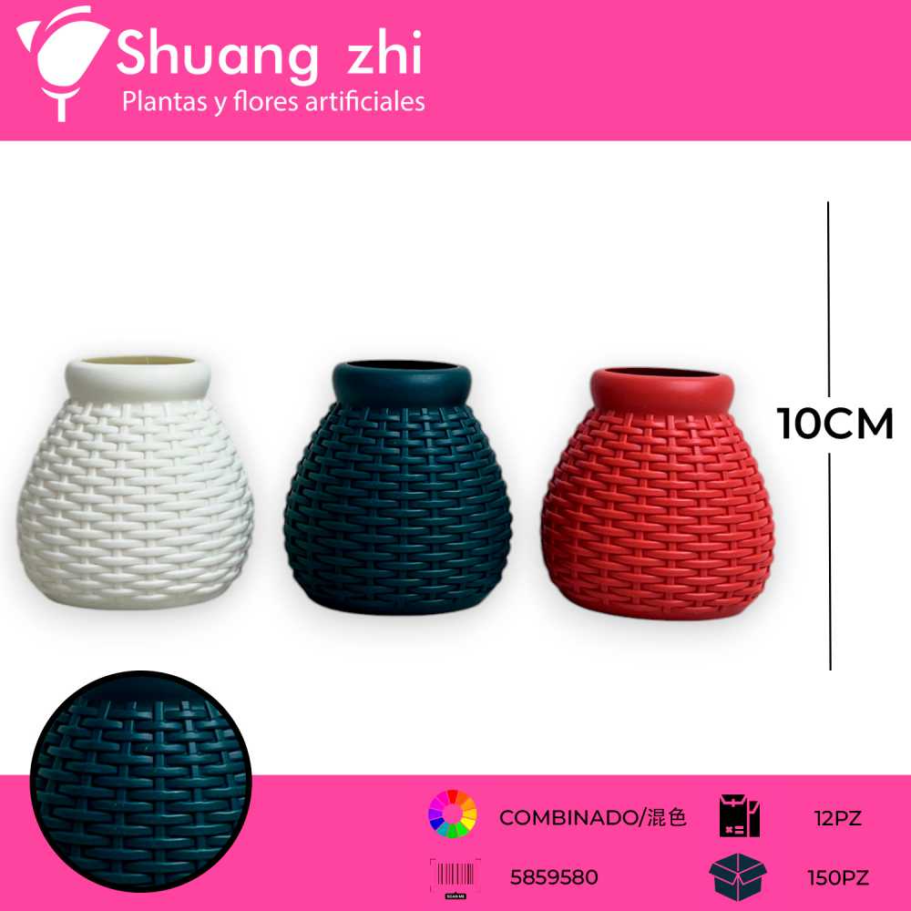 MACETA PLASTICO 20CM