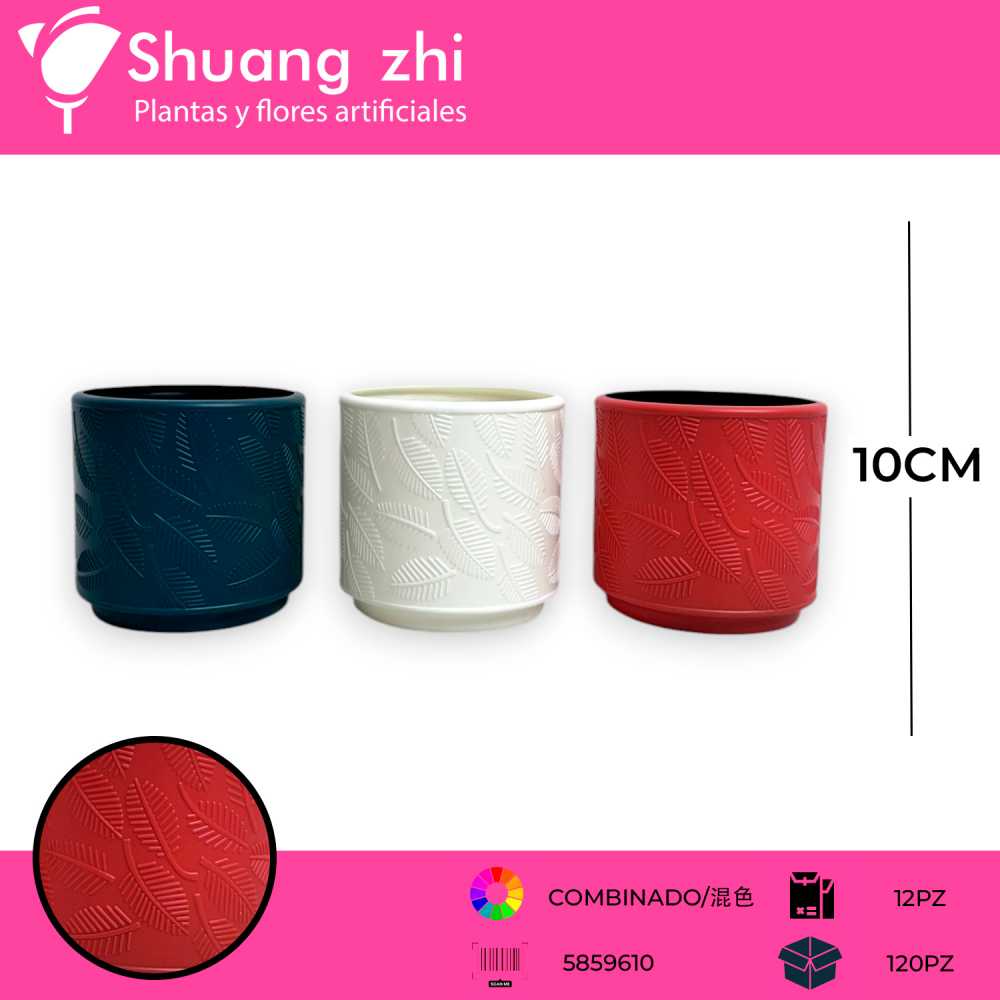 MACETA PLASTICO 10CM