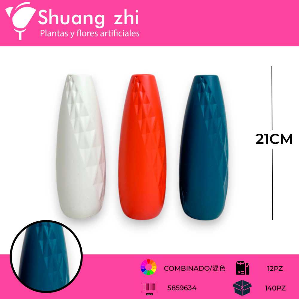 MACETA PLASTICO 21CM