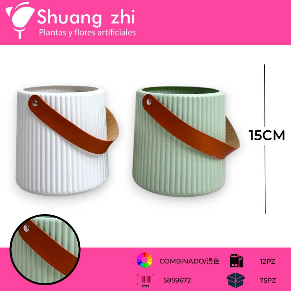 MACETA PLASTICO 15CM