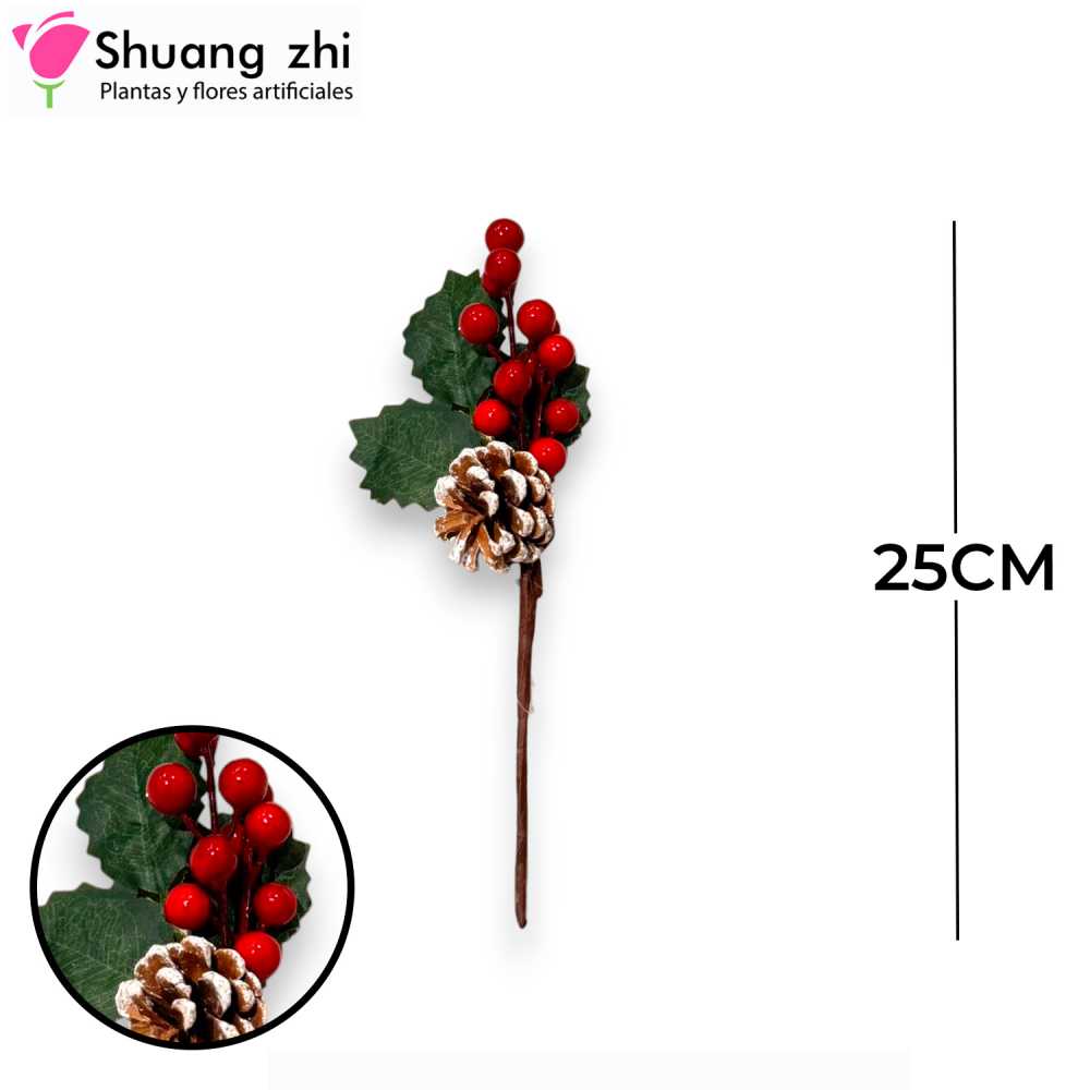 PICK NAVIDAD 25CM