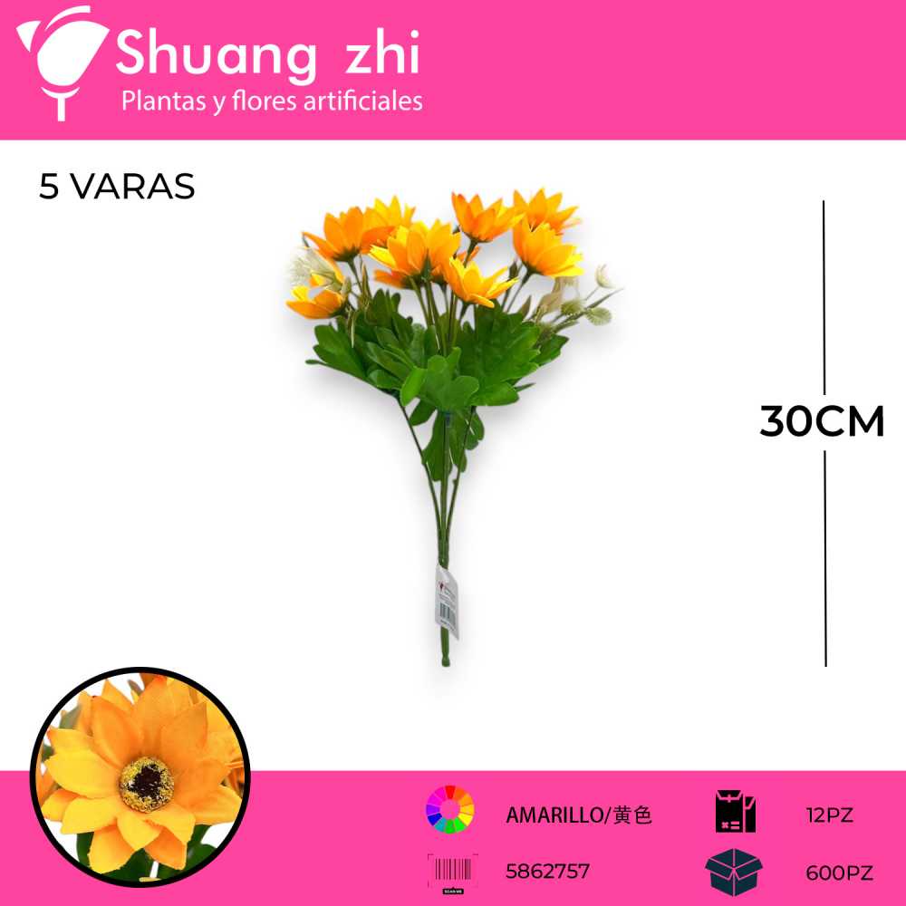 FLOR MINI AMARILLO