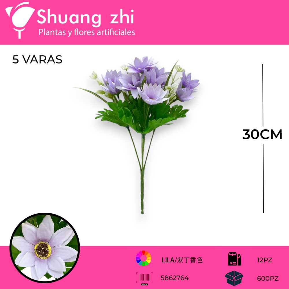 FLOR MINI LILA