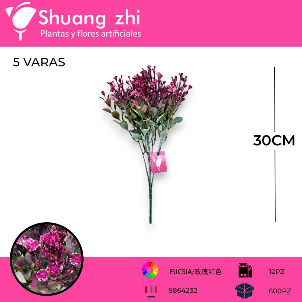 FOLLAJE FUCSIA 30CM?1785622897