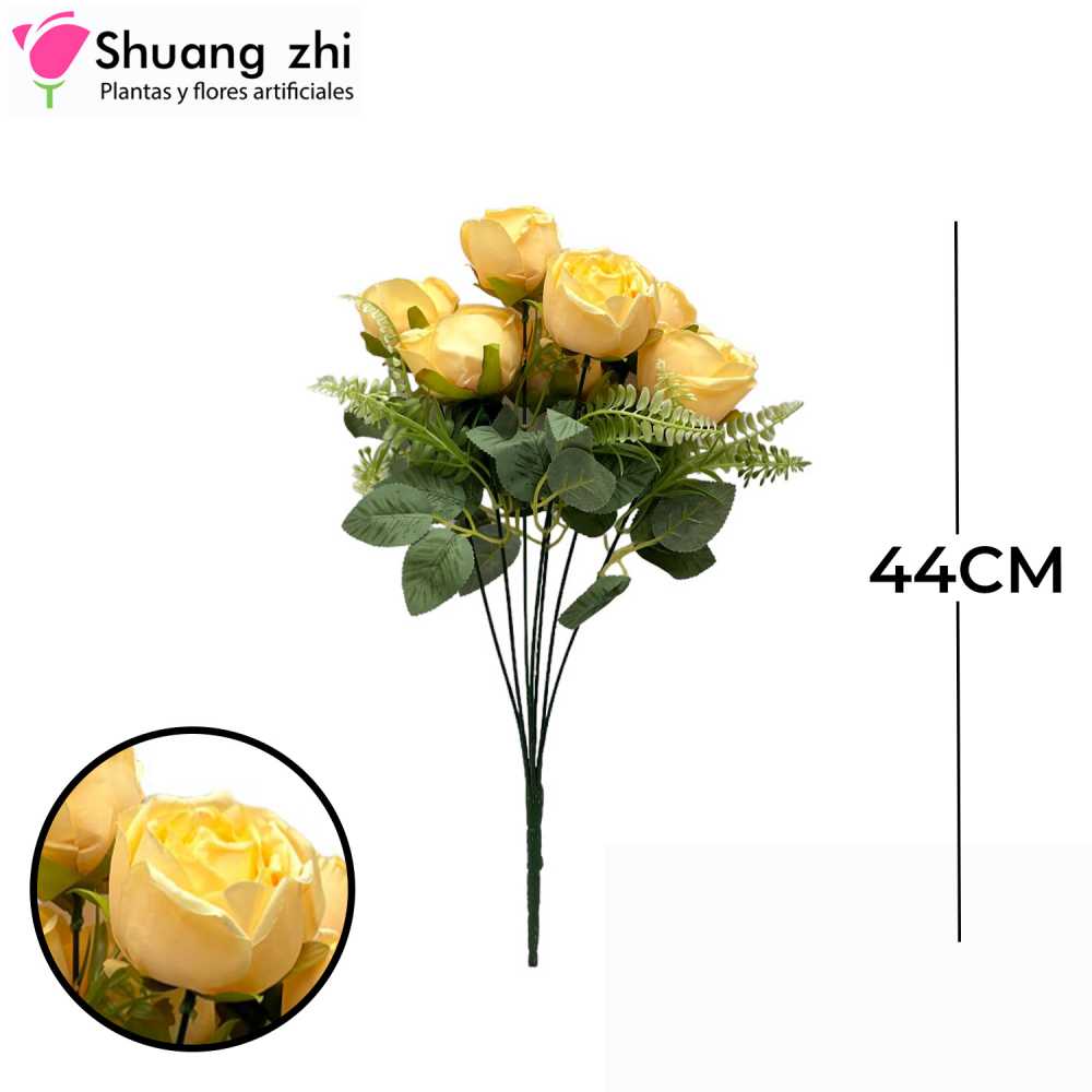 RAMO FLOR 7 VARAS 44CM CHAMPAN