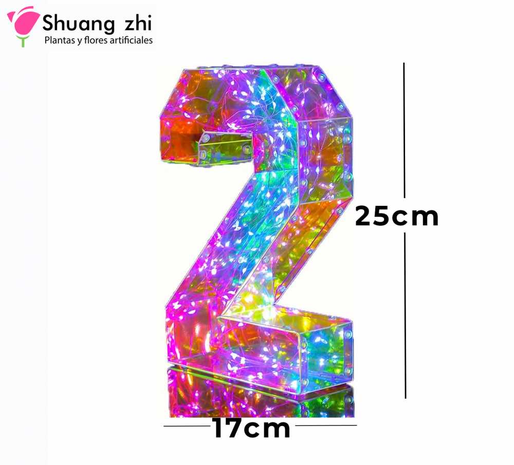 NUMERO DE LUZ 25CM
