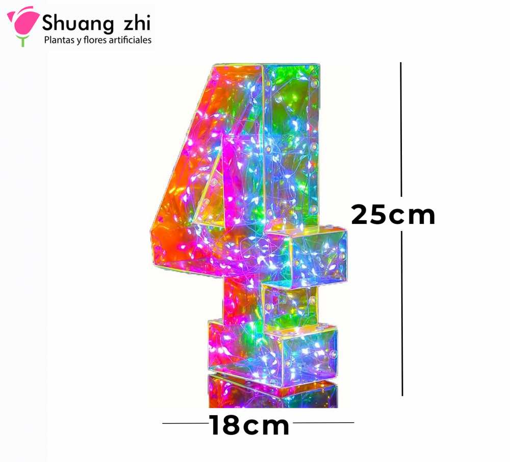 NUMERO DE LUZ 25CM