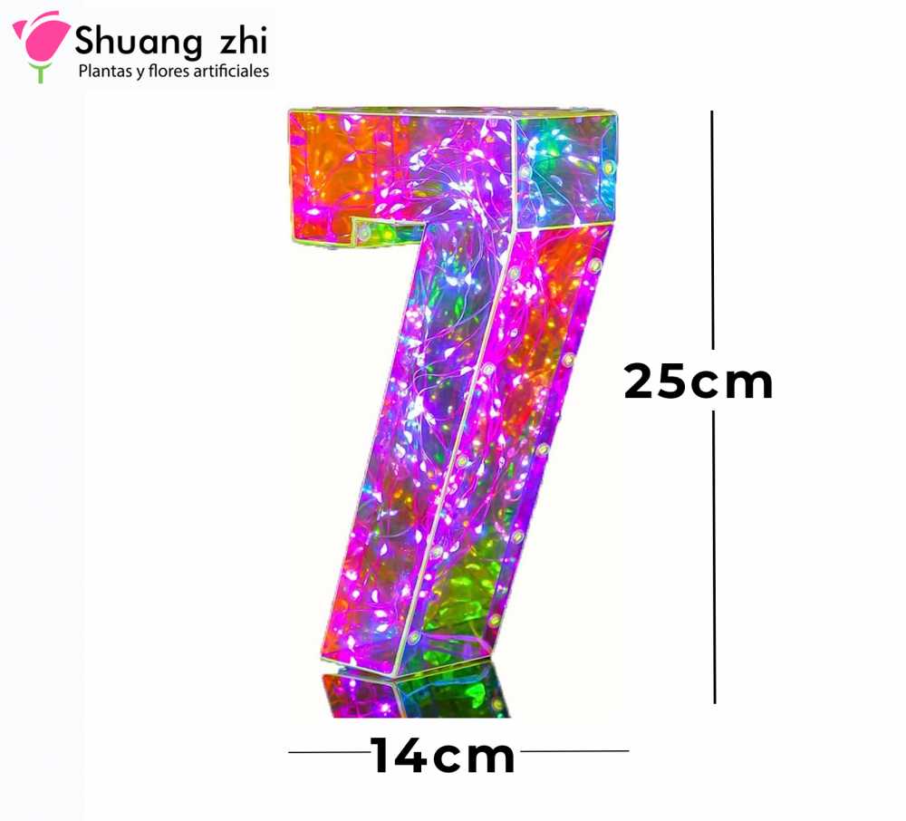 NUMERO DE LUZ 25CM