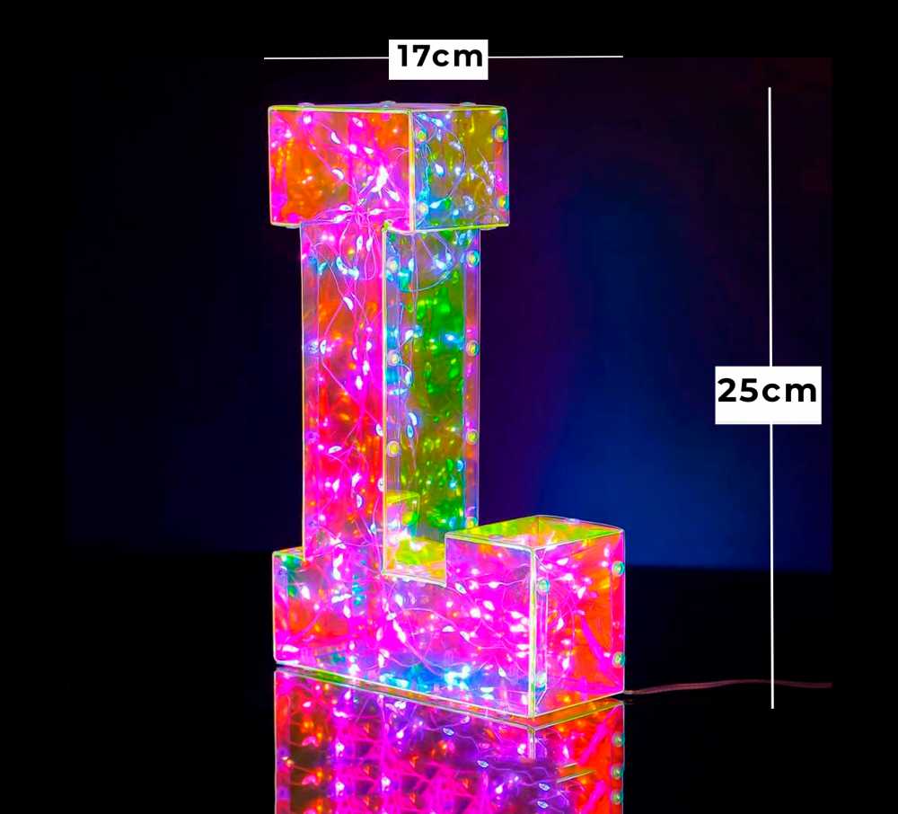 LETRAS DE LUZ 25CM