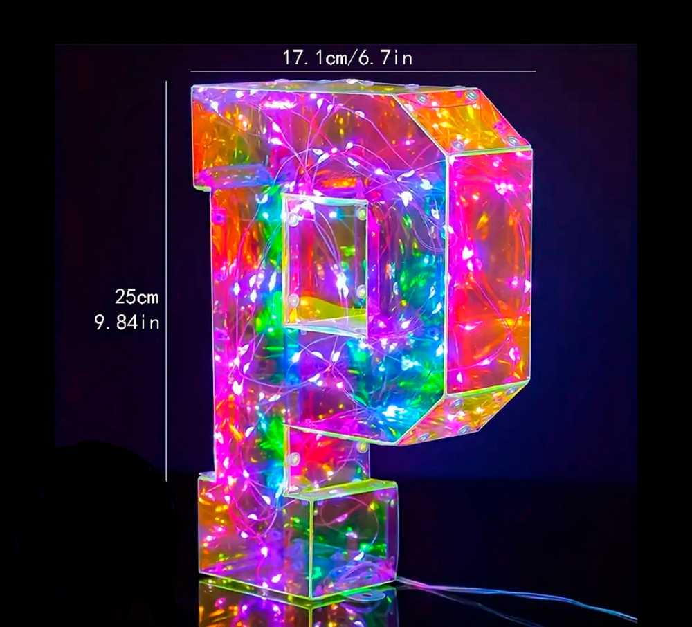 LETRAS DE LUZ 25CM