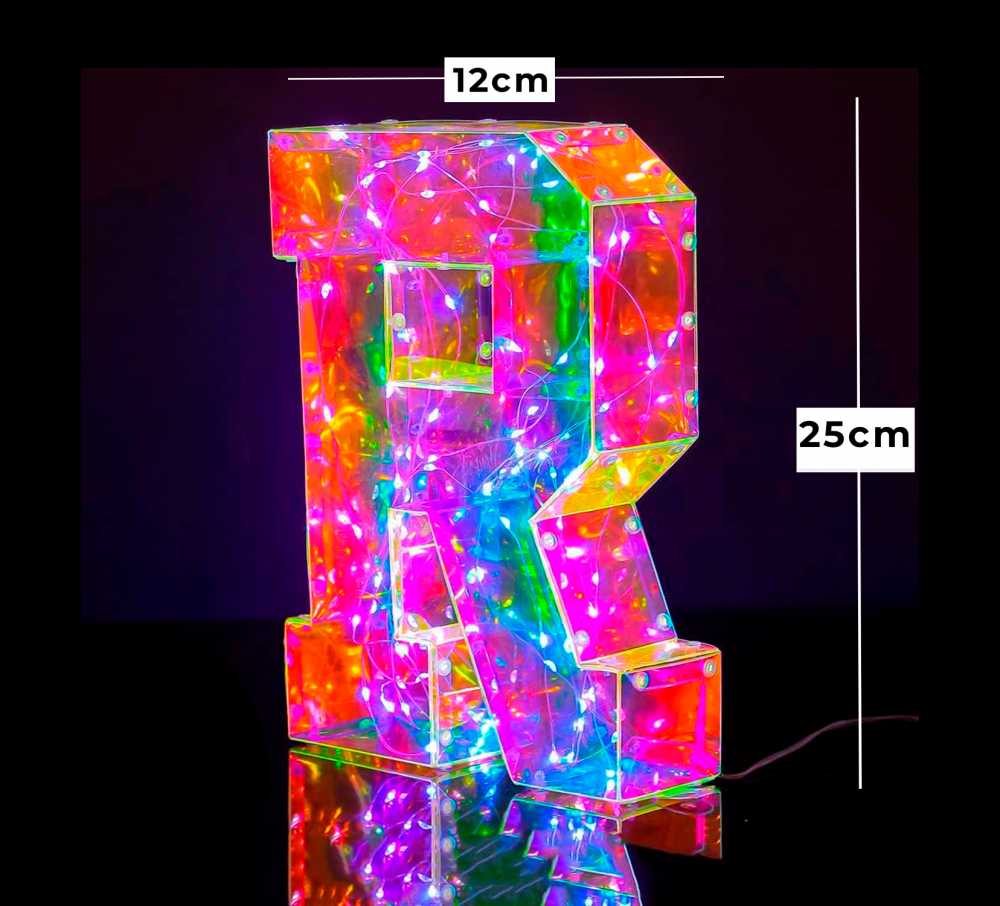 LETRAS DE LUZ 25CM