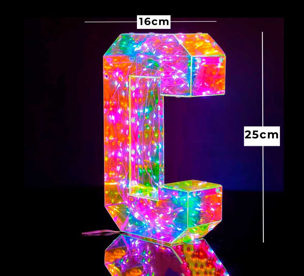LETRAS DE LUZ 25CM