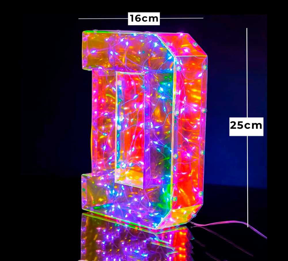 LETRAS DE LUZ 25CM