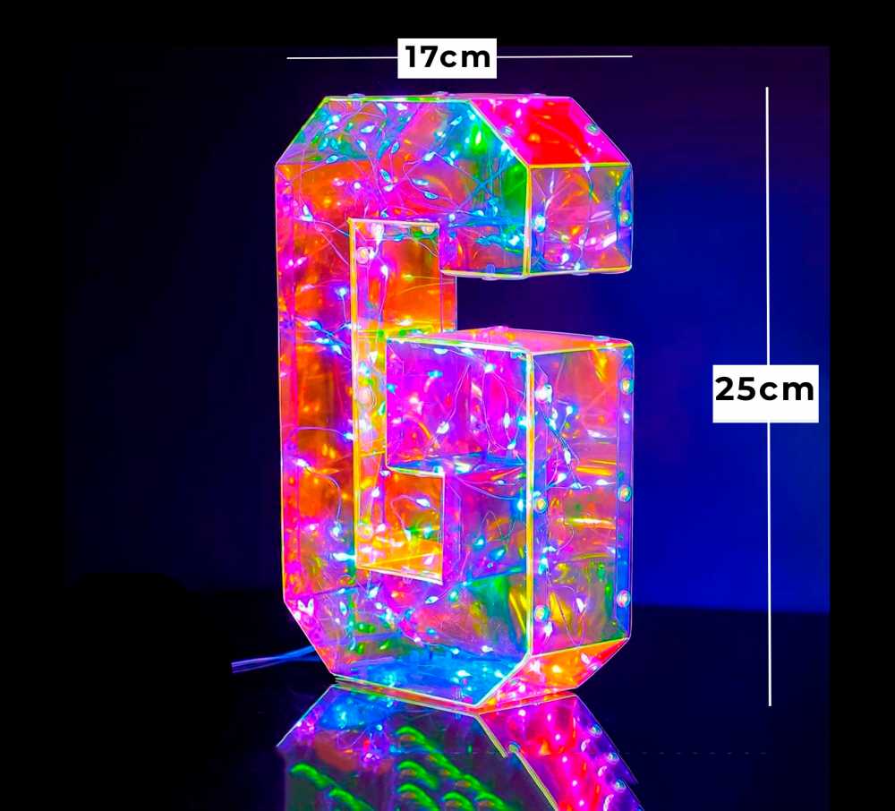 LETRAS DE LUZ 25CM