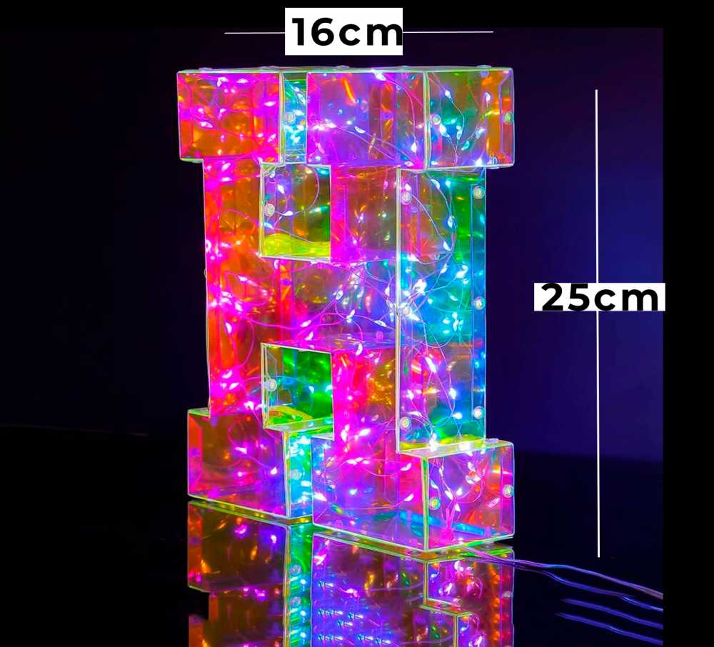LETRAS DE LUZ 25CM