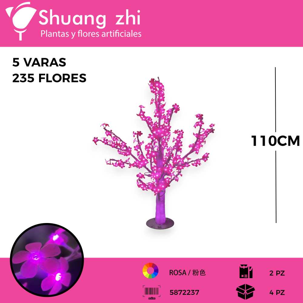 ARBOL ROSA 1.0 M