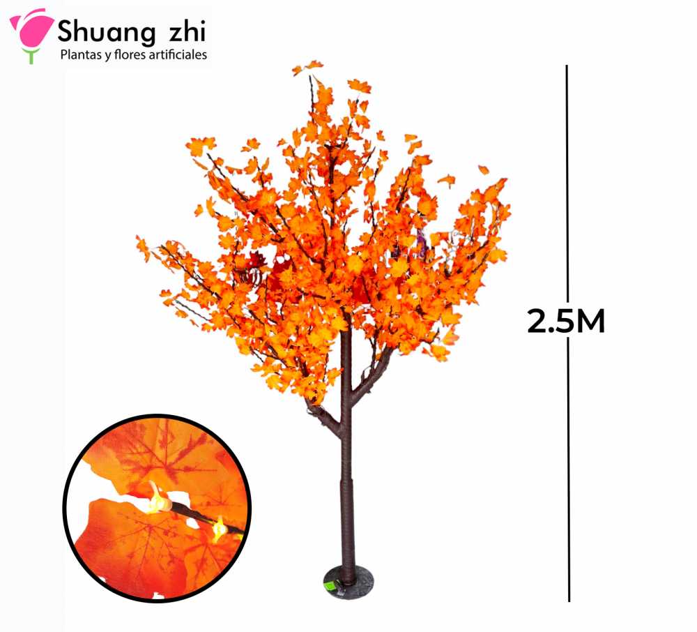ARBOL DE 3 VARAS 2.5 M  ROJO-AMARILLO