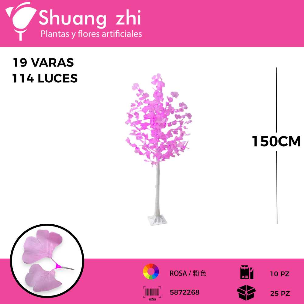 ARBOL ROSA 1.5 M