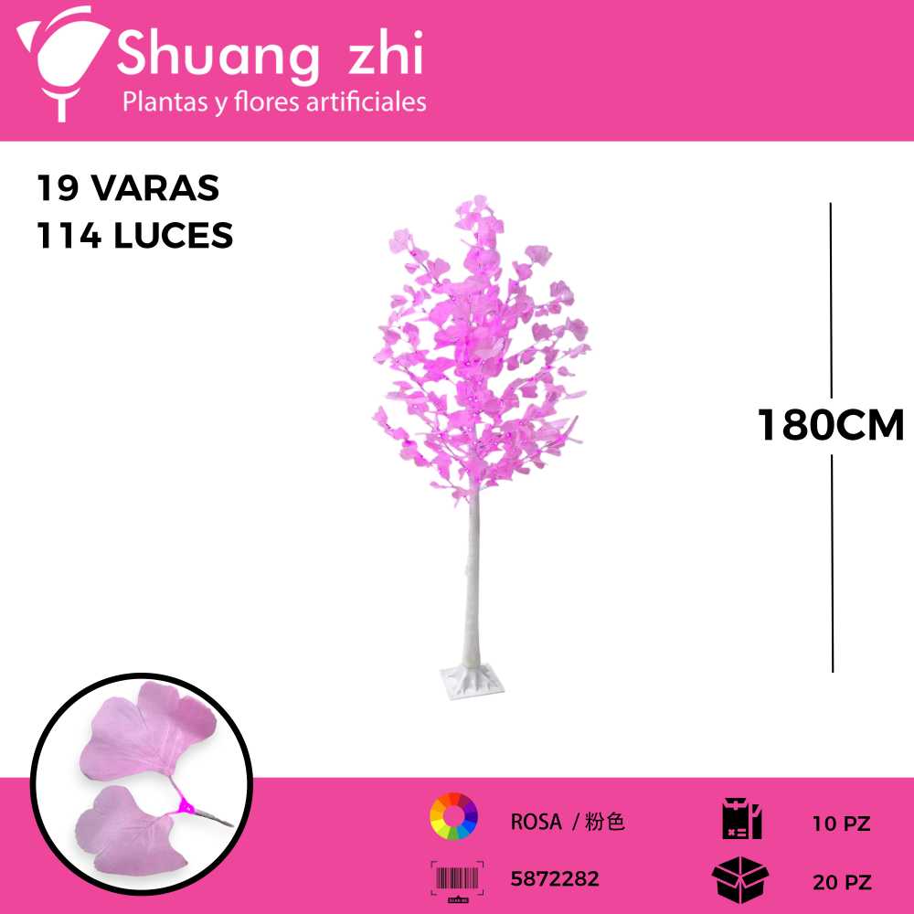 ARBOL ROSA 1.8 M