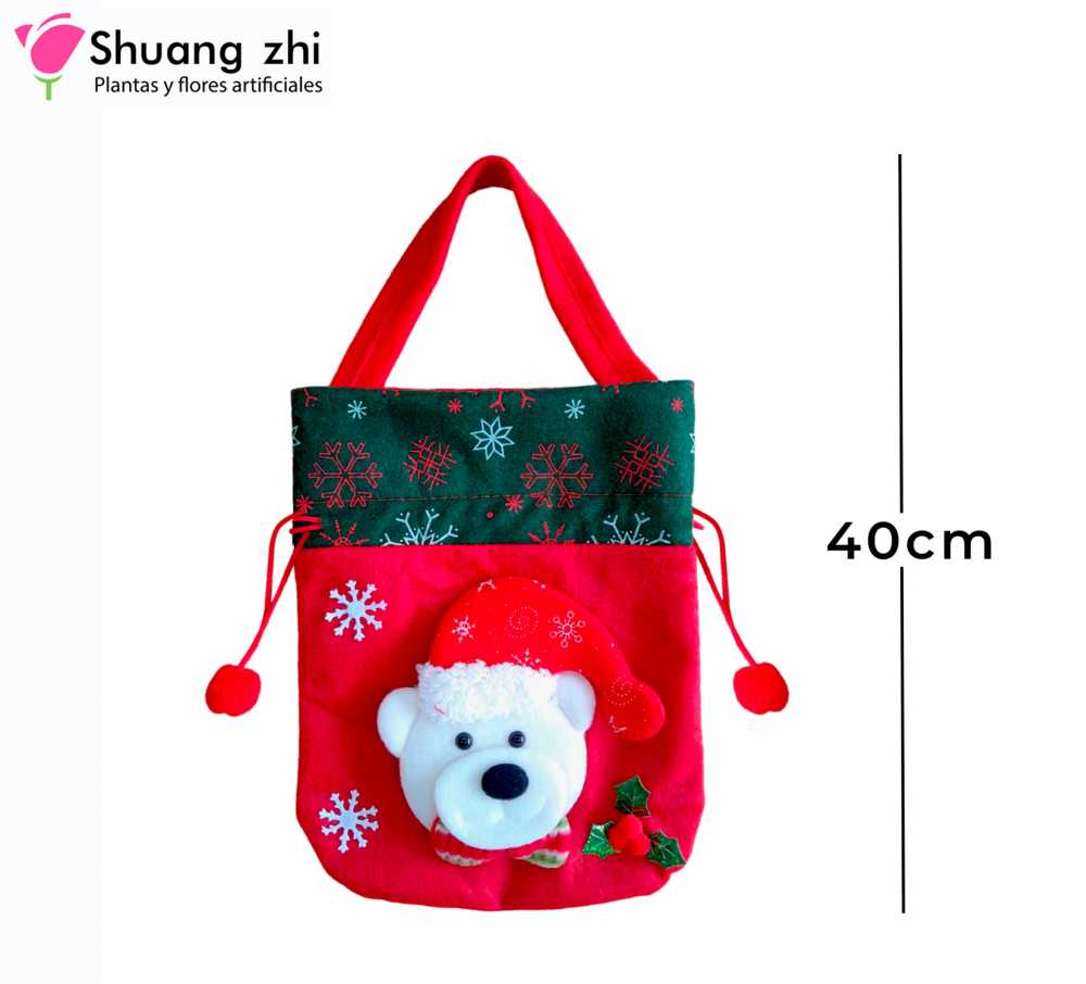 BOLSA NAVIDEÑA 40 CM