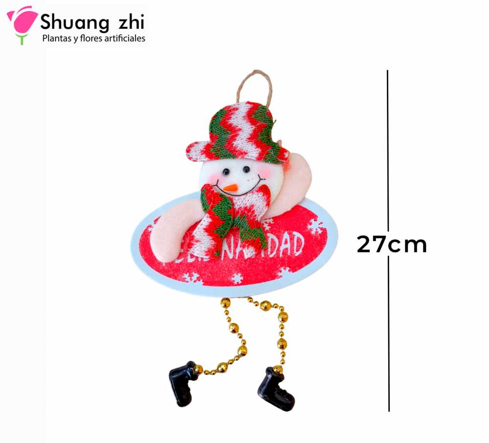 COLGANTE NAVIDEÑO 27 CM 2/MODERO SURTIDO