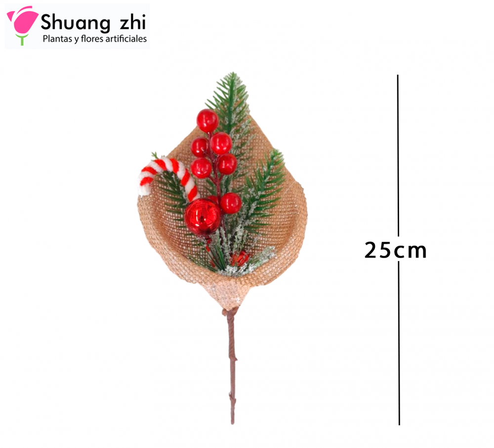 PICK NAVIDAD 25CM
