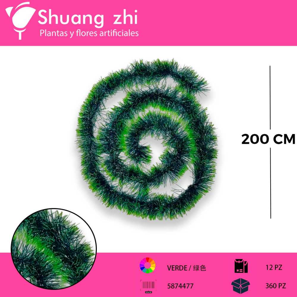 ESCARCHA VERDE 200CM