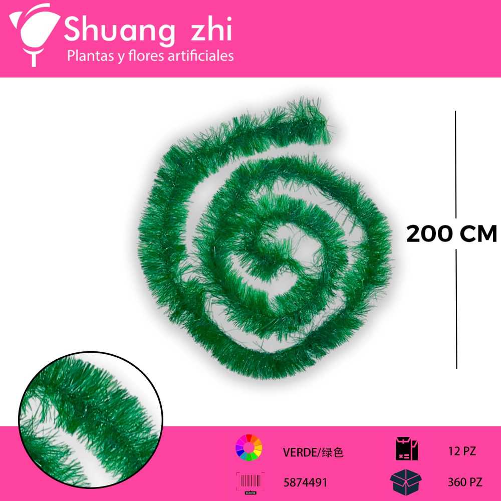 ESCARCHA VERDE 200CM
