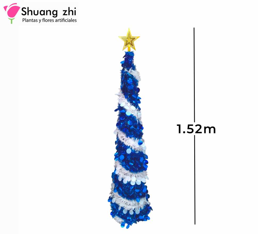 ARBOL BLANCO-AZUL 1.5M