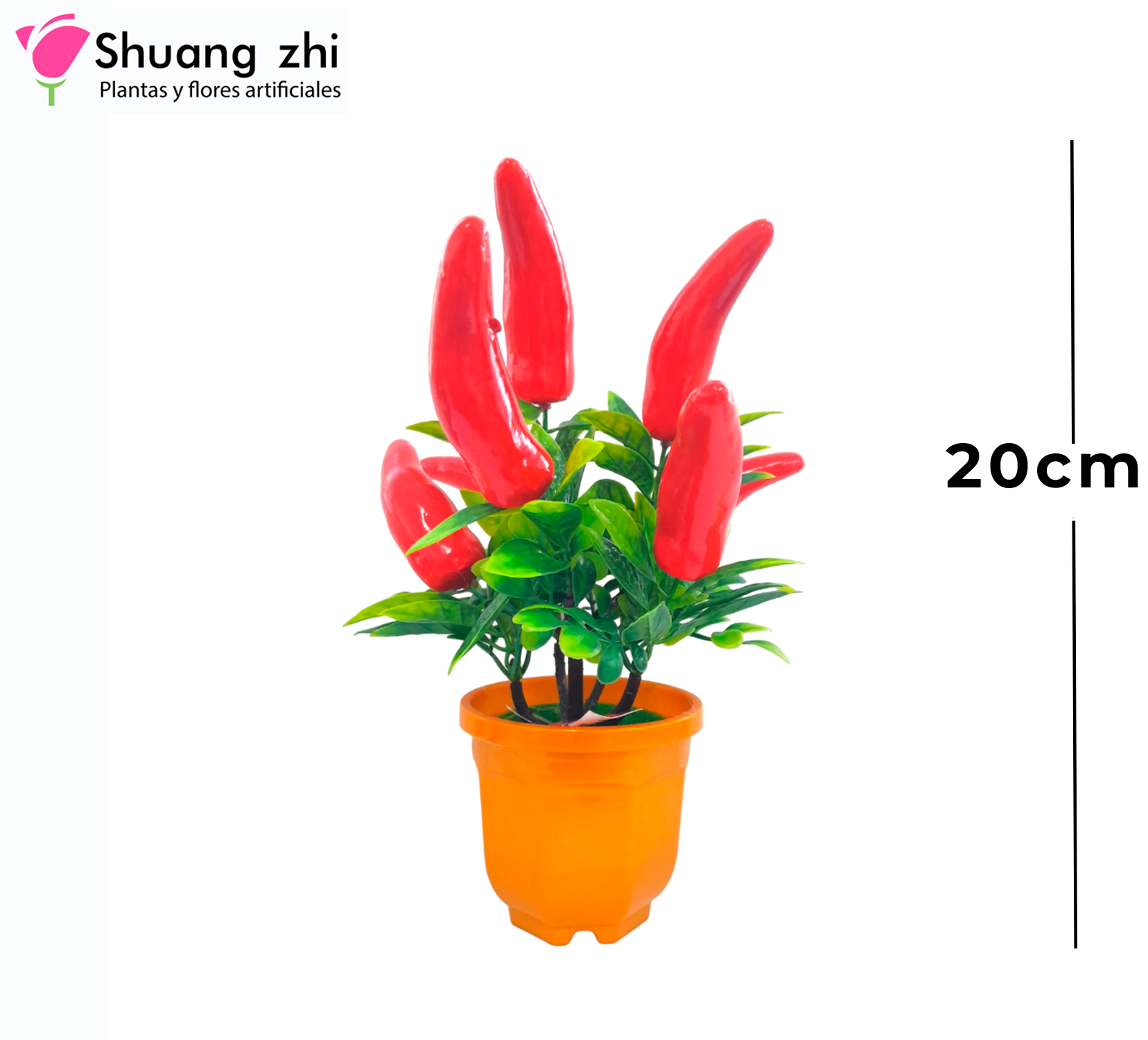 FRUTA MACETA CHILE 20CM