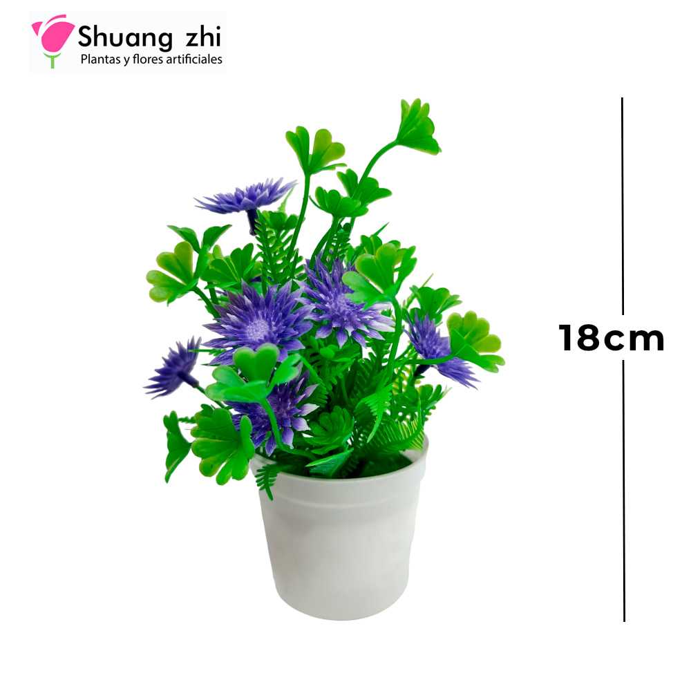 MACETA MINI 18CM MORADO