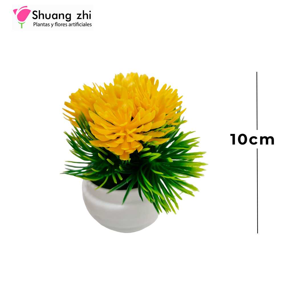 MACETA MINI 10CM AMARILLO