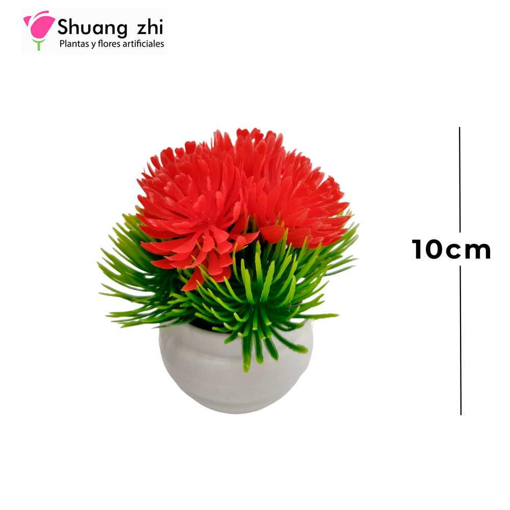 MACETA MINI 10CM ROJO