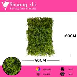 TAPETE VEGETAL 40 × 60 CM – PASTO BLANCO ACUÁTICO