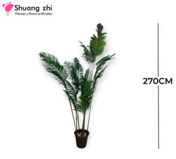 PALMERA DE 7 PALOS 24 HOJAS 270CM
