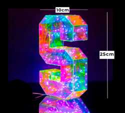 LETRAS DE LUZ 25CM